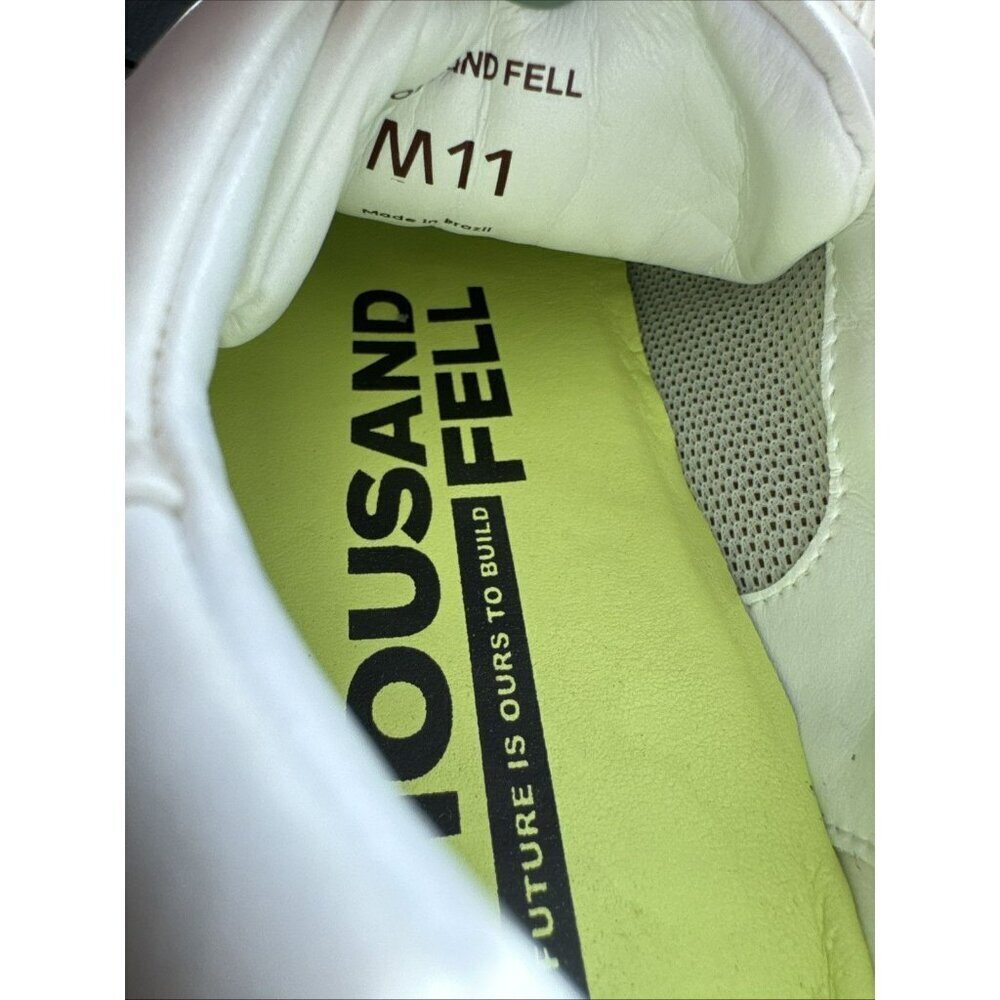 Thousand Fell Men's Lace Up Sneakers White/Pink 11 US / 44 EU - Picture 10 of 11